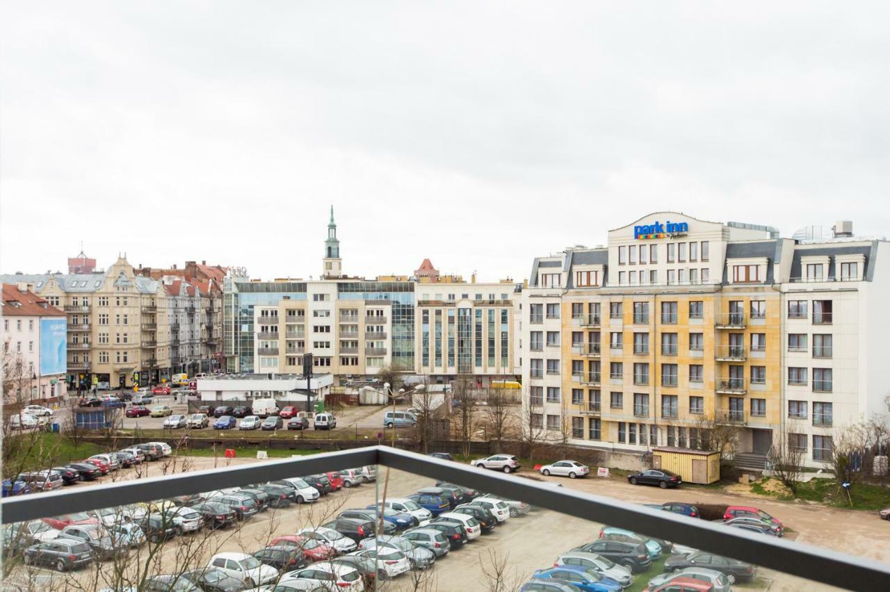 Lägenhet Studio på 35 m² i Poznan centrum med 1 badrum  Exteriör bild