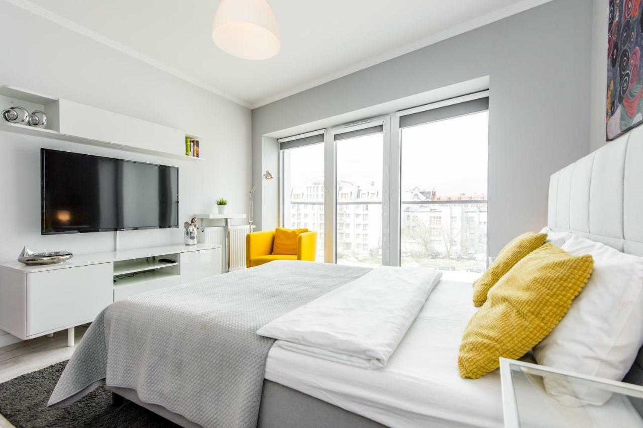 Lägenhet Studio på 35 m² i Poznan centrum med 1 badrum  Exteriör bild